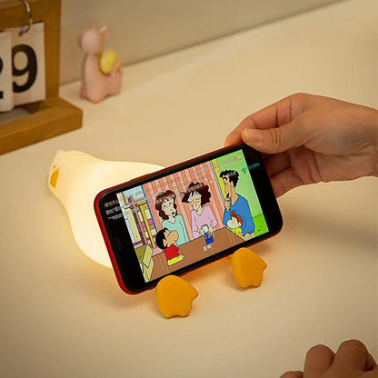 Lazy Duck Lamp with Phone Holder - NIGHLI