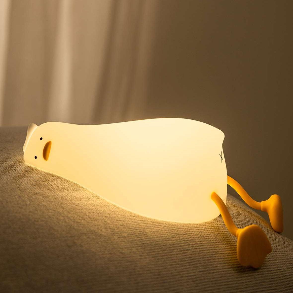 Lying Duck Silicone Lamp for Kids - NIGHLI